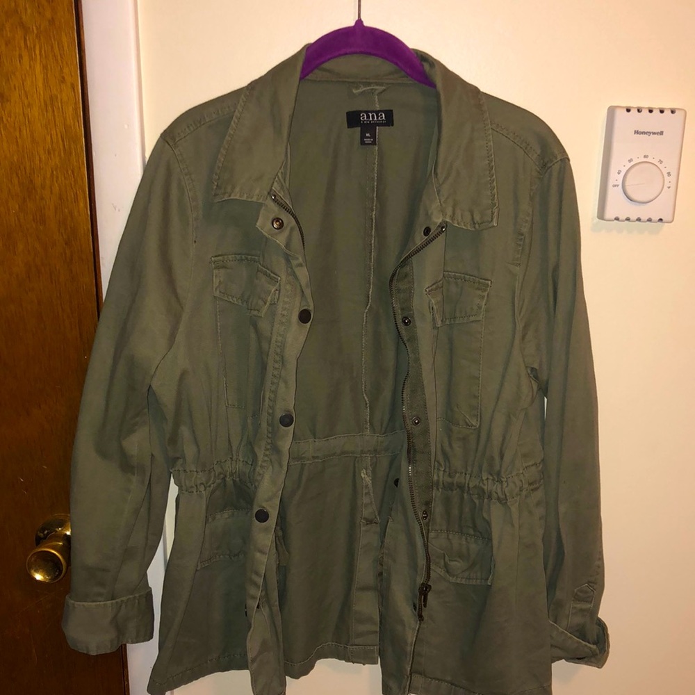 a.n.a. olive green jacket